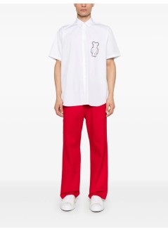 comme des garçons shirt camiseria hombre mens shirt woven - fob038s25 white check