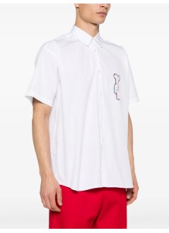 comme des garçons shirt camiseria hombre mens shirt woven - fob038s25 white check