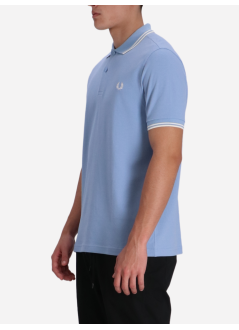 comme des garçons shirt polo manmens t-shirt knit - fot502s25 sky blue