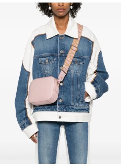 stella mccartney crossbody mujer small camera bag embossed grainy mat - 700266wp0234 5752