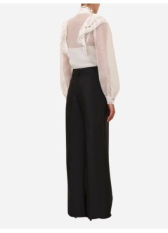zimmermann t-shirt womancrush heart embellished blouse - 2679tr251 crm