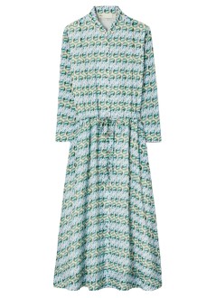 tory burch vestido mujer printed silk cotton midi dress - 169075417 417