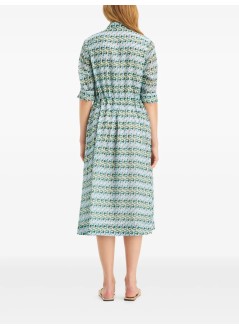 tory burch vestido mujer printed silk cotton midi dress - 169075417 417