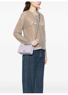 tory burch crossbody mujer kira clover diamond quilt chain wallet - 165735500 500