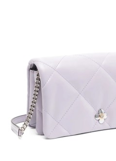 tory burch crossbody mujer kira clover diamond quilt chain wallet - 165735500 500