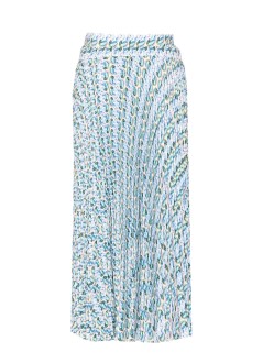 tory burch falda mujer pleated viscose skirt - 169354417 417