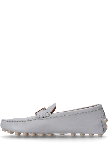 tods casual womangommino macro 52k mocassino t max - xxw52k0iz10n6mb210 grigio medio 2