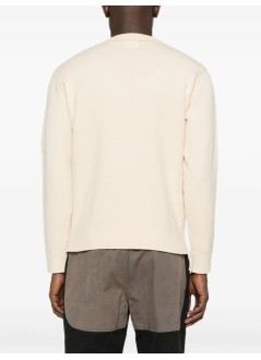 c.p.company sudadera hombre knitwear crew neck in soft cotton stretch - 19cmkn238a110432a 402