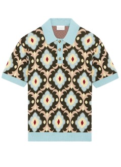 drôle de monsieur polo manla maille polo tapisserie - ipo185wo007kk kaki