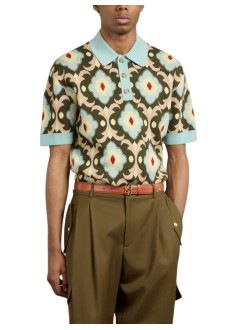 drôle de monsieur polo manla maille polo tapisserie - ipo185wo007kk kaki