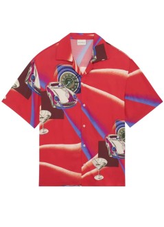 drôle de monsieur shirt manla chemise voiture - ish230vi025rd red