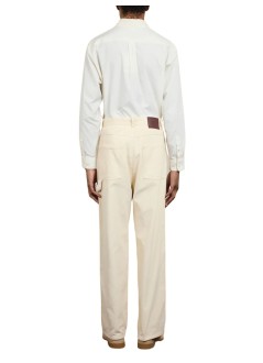 drôle de monsieur pant  manle pantalon baggy velours - ibp198co224ec ecru