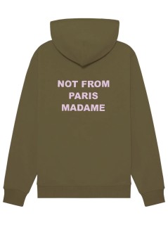 drôle de monsieur sudadera hombre le hoodie slogan - iho162co127kk kaki