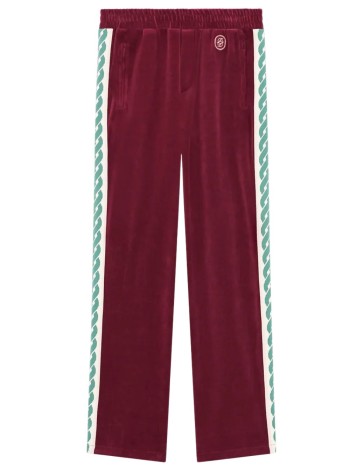 drôle de monsieur pant  manle pantalon survêtement velours - isp009co169wn wine