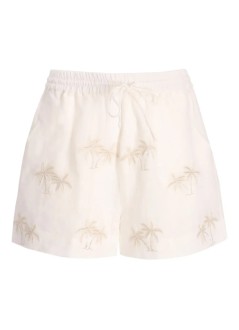 benaras by citrus short pant womanthreads palm mini shorts - be 24830 lt pink