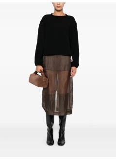 herno top womanblusa con gros grain - bl000031d12755 9300