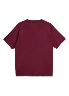 y3 t-shirt many-3 slim short sleeve tee - kb4630 maroon