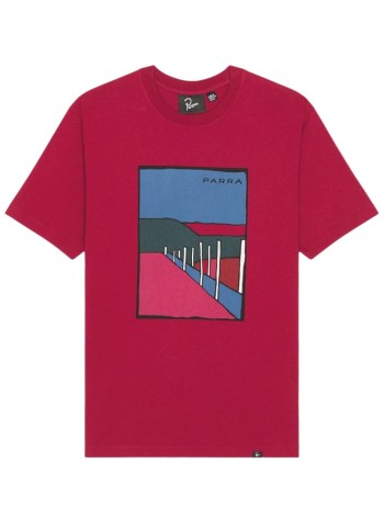 by parra camiseta hombre beach parking - 54205 raspberry