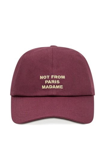 drôle de monsieur cap manla casquette slogan - icp151co138wn wine