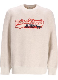 autry sweater mansweatshirt main unisex m kitsune - swpxmk1m mel