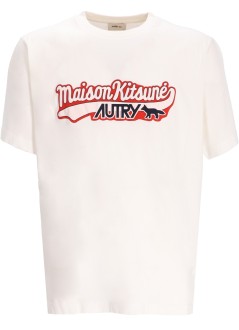autry camiseta hombre t-shirt main unisex  m kitsune - tspxmk2w white