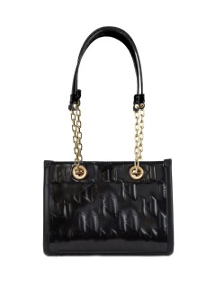 karl lagerfeld crossbody womank skuare sp shiny mono sm tote - a1w30146 999