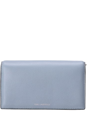 karl lagerfeld crossbody womank seven grainy cb wallet - a1w32037 1kz 2