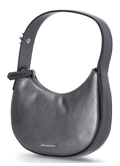 karl lagerfeld crossbody womank soiree half moon metallic - a1w30222 979