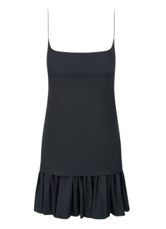 staud dress womanari mini dress - r25p2333po blk