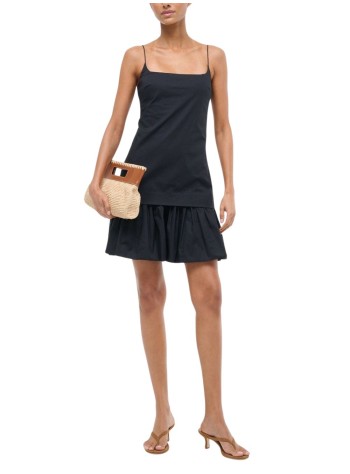 staud vestido mujer ari mini dress - r25p2333po blk 2
