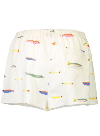 staud pantalon corto mujer paddle linen short - r25p4118pl psri 2