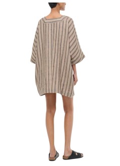 staud vestido mujer manuela linen dress - r25p2265pl shst