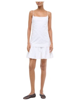 staud vestido mujer ari mini dress - r25p2333po wht