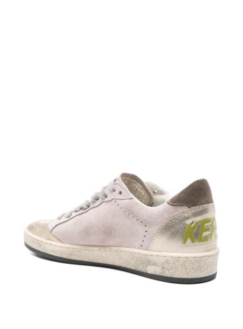 golden goose sneaker mujer ballstar suede upper toe tongue heel and spur leather star - gwf00117f007477 25777 2