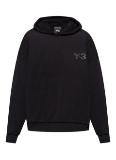 y3 sweater many-3 padded hoodie - jy4556 black