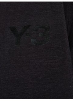 y3 sweater many-3 padded hoodie - jy4556 black