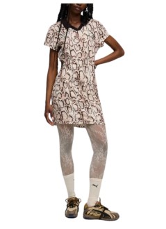 puma vestido mujer puma x a$ap rocky snakeskin futbol dress - 633416 36