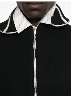 maison margiela sweater mancardigan - s50hp0030m13148 900f