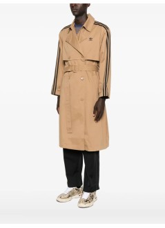 adidas originals outerwear mujer tcoat twill - jw2663 cardbo black