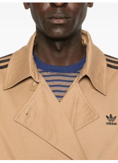 adidas originals outerwear mujer tcoat twill - jw2663 cardbo black