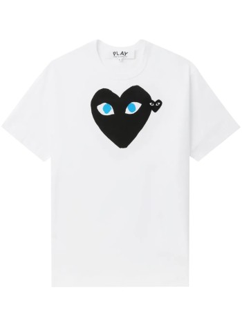 comme des garçons play t-shirt manplay t-shirt - axt088051 white