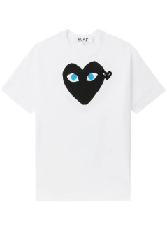 comme des garçons play t-shirt manplay t-shirt - axt088051 white
