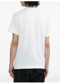 comme des garçons play t-shirt manplay t-shirt - axt088051 white