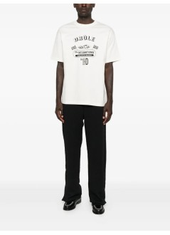 drôle de monsieur t-shirt manle t-shirt race on ice - its279co195ow off white