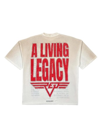 represent camiseta hombre represent living legacy t-shirt - mlm100176 washed ecru 2