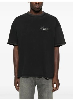 represent t-shirt manrepresent legacy overprint t-shirt - mlm100178 vintage black