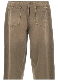 represent denim manr3 baggy denim - mlm100333 washed olive