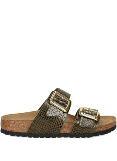 birkenstock sandalia mujer sydney cb syn - 1030888 shiny snake sage