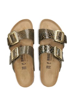 birkenstock sandalia mujer sydney cb syn - 1030888 shiny snake sage