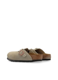 birkenstock zueco hombre boston kids leve - 1027875 taupe